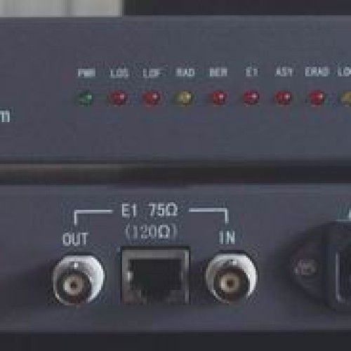 E1 to fiber optical modem
